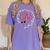 Historical College Graduation HBCU Grad Black Queen Women's Comfort Colors T-Shirt Violet