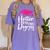 Two Degrees Hotter Graduation 2025 Diploma College Masters Women's Comfort Colors T-Shirt Violet