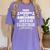 Valedictorian Scholar Grandpa T Shirt Graduation Speech Women's Comfort Colors T-Shirt Violet