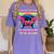 Video Gamer Graduate Graduation Grad Gaming Women's Comfort Colors T-Shirt Violet