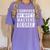Wife Graduation I Survived My Wife's Master Degree Women's Comfort Colors T-Shirt Violet