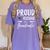 Wife's Graduation Shirt 2018 Proud Husband Of a Graduate Women's Comfort Colors T-Shirt Violet