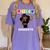 Women HBCU Grad 2025 College Graduation Apparel Women's Comfort Colors T-Shirt Violet