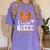 Women's Senior Niece Class Of 2026 Basketball Graduation Heart Women's Comfort Colors T-Shirt Violet