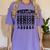 Wrestling Senior 2026 Graduation Women's Comfort Colors T-Shirt Violet
