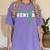 Wrestling Senior Night Wrestling Senior 2025 Graduation 34 Women's Comfort Colors T-Shirt Violet