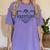 Wrestling Senior Night Wrestling Senior 2025 Graduation 66 Women's Comfort Colors T-Shirt Violet