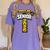 Wrestling Senior Night Senior 2026 Faith Cross Graduation Women's Comfort Colors T-Shirt Violet