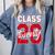 2 Sided Class Of 2026 Senior 2026 Graduation Comfort Colors Sweatshirt Blue Jean