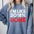 2018 Percent Done Senior Graduation Shirt Comfort Colors Sweatshirt Blue Jean