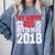 2018 Senior Graduation My Happy Class Shirt Comfort Colors Sweatshirt Blue Jean