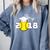 2018 Softball Senior Graduation Shirt For Girls Grad Comfort Colors Sweatshirt Blue Jean