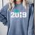 2019 Graduate Graduation Shirt For Senior 2019 Comfort Colors Sweatshirt Blue Jean