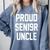 2019 Senior Uncle SEN19R Class Graduation Party T Shirt Comfort Colors Sweatshirt Blue Jean