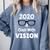 2020 A Class With Vision Perfect Eyesight Graduation T Comfort Colors Sweatshirt Blue Jean