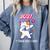 2021 Kindergarden Graduation Celebration Dapping Cat For Men Women Kids Comfort Colors Sweatshirt Blue Jean