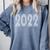 2022 Year Graduation Class Of Photo Shirt Retro Comfort Colors Sweatshirt Blue Jean