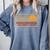 2025 Graduation Highschool Senior Sunset Comfort Colors Sweatshirt Blue Jean
