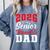2026 Senior Band Dad Class Of 2026 Band Parent Graduation Comfort Colors Sweatshirt Blue Jean