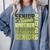 2026 Tennis Senior Brother Graduation Matching Family Comfort Colors Sweatshirt Blue Jean