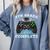4th Grade Level Complete Gamer 4 Grade Graduation Comfort Colors Sweatshirt Blue Jean