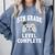 5th Grade Level Complete Gamer Class Of 2025 Graduation Comfort Colors Sweatshirt Blue Jean