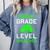 5th Grade Level Unlocked Back To School Gamer Graduation Comfort Colors Sweatshirt Blue Jean