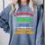 8th Grade Graduation Boys Girls Grad Education Comfort Colors Sweatshirt Blue Jean