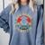 8th Grade Graduation Gamer 8th Grade Level Complete Comfort Colors Sweatshirt Blue Jean