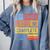 8th Grade Graduation Shirt 2024 Gamer Level Eighth Birthday Comfort Colors Sweatshirt Blue Jean