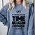 Adult College Graduation Comfort Colors Sweatshirt Blue Jean