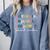 Advocate Support Empower Cute Social Worker Graduation MSW Comfort Colors Sweatshirt Blue Jean