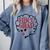 African American HBCU Grad College Graduation Comfort Colors Sweatshirt Blue Jean