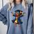 African American Woman Girl Graduation Class Comfort Colors Sweatshirt Blue Jean