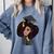 African Woman Educated Graduation 2019 Proud Comfort Colors Sweatshirt Blue Jean