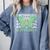 Anti-Social Introvert Butterfly Comfort Colors Sweatshirt Blue Jean