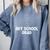 Artist Shirt Art School Grad Graduation Shirt Comfort Colors Sweatshirt Blue Jean