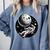 Astronaut Aesthetic Holding Moon Balloon Planets Introvert Comfort Colors Sweatshirt Blue Jean
