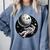 Astronaut Aesthetic Holding Moon Balloon Planets Introvert Comfort Colors Sweatshirt Blue Jean