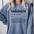 Audiologist Audiology Student Graduation Ear Doctor Comfort Colors Sweatshirt Blue Jean