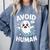 Avoid Humans Cute Kawaii Pastel Ghost Introvert Saying Comfort Colors Sweatshirt Blue Jean Avoid Humans Cute Kawaii Pastel Ghost Introvert Saying Comfort Colors Sweatshirt Blue Jean