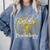 Bachelor Of Science Psychology Graduation Comfort Colors Sweatshirt Blue Jean