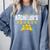 Bachelors Degree Graduation Senior Celebration Grad Party Comfort Colors Sweatshirt Blue Jean