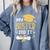 Back To School My Sister Did It Graduation Proud Sister Graduated Female X-Small Comfort Colors Sweatshirt Blue Jean