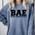 BAE And Educated Black History Month Graduation Comfort Colors Sweatshirt Blue Jean