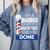Barber Stylist Barber College Graduation Comfort Colors Sweatshirt Blue Jean