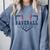 Baseball Senior Night Baseball Senior 2025 Graduation 50 Comfort Colors Sweatshirt Blue Jean