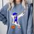 Basketball Dabbing Shirt Senior Graduation Him Her Comfort Colors Sweatshirt Blue Jean
