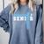 Basketball Senior Night Basketball Senior 2025 Graduation 40 Comfort Colors Sweatshirt Blue Jean