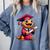 Bearded Dragon Graduation Kindergarten Elementary Girl Boy Comfort Colors Sweatshirt Blue Jean